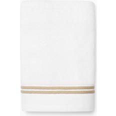 Cotton Terry Bath Towels Aura Nuova Hand - White/Sand Bath Towel