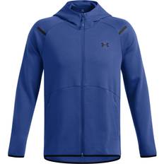 Under Armour Elastan/Lycra/Spandex Oberbekleidung Under Armour Unstoppable Full-Zip Fleecejacke - Tech Blue/Black