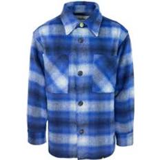 Clothing Barrow Casual Checkered Shirt with Pockets - Blue