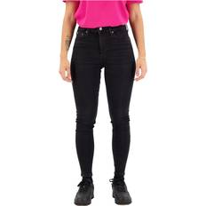 Superdry Jeans Superdry Skinny Jeans Med Hög Midja Ekologisk Bomull - Svart