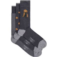 Hackett London Men Underwear Hackett London Hackett Harry Socks 3 Pairs - Grau