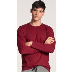 Rouge Chemises de nuit Calida Longsleeve Rundhals - Rot