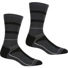 Clothing Regatta Samaris 3 Season Socks - Black/Dark Steel