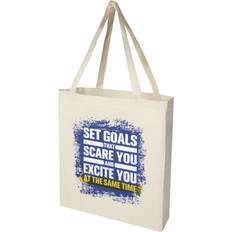 Natural Handbags Madras Recycled Cotton Gusseted Tote Bag