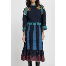 Stella Nova Embroidered Cotton Dress - Multicolour