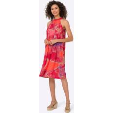 Heine Druck-Kleid - Erdbeere Orange