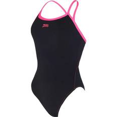 M Trajes de baño Zoggs Blaze Skyback One Piece - Black/Pink