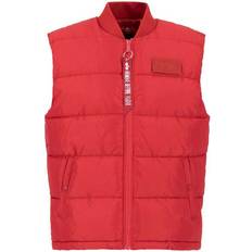 Alpha Industries Vests Alpha Industries Sleeveless Puffer Jacket - Rouge