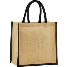 Jute Totes & Shopping Bags Westford Mill Mini Starched Jute 6L Shopper Bag