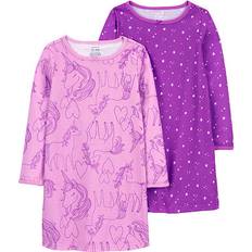 Nightgowns Long Sleeve Nightgown 2-Pack - Purple