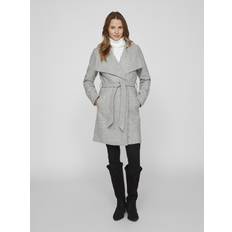 Vila Damen Oberbekleidung Vila Belted Coat