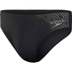 Herren Badehosen Speedo Medley Logo Brief Badehose - Schwarz/Grau