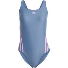 Recycled Materials Swimsuits adidas 3-Streifen Badeanzug Damen - Preloved Ink/Purple