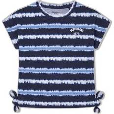 Pepe Jeans Girl's T-shirt Petronille - Bleu