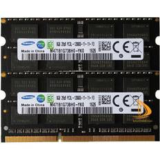 Samsung 16gb samsung_2x 8gb 2rx8 ddr3 1600mhz pc3l-12800s sodimm laptop ram memory,1.35v