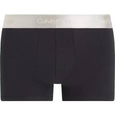 Sous-vêtements pour hommes vente Calvin Klein Logo Waistband Trunks - Black/Cocoon