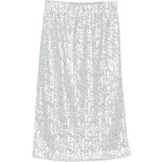 Stine Goya Women Skirts Stine Goya Sequin Embellished Midi Skirt - Grey