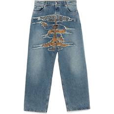 Organic Fabric - Unisex Jeans Y/Project Best Jeans - Blue