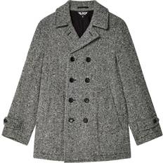 Comme des Garçons Coats Comme des Garçons Herringbone Coat - Black Comme Des Garçons