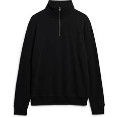 Superdry Herr Tröjor Superdry Essential Logo Half Zip - Svart