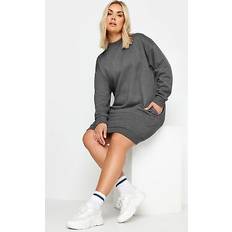 Clothing Yours Curve Plus Size Sweatshirt Dress - Dark Grey