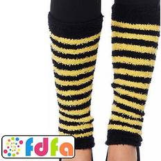 Billig Arm- & Leggvarmere Amscan Bumble Bee Leg Warmers - Adults Ladies