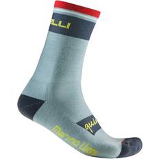 Castelli Men Underwear Castelli Quindici Soft Merino Socken - Blue