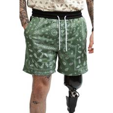 Paisley Pants & Shorts Paisley Mesh Short - Olive