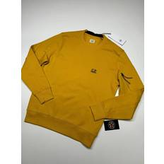CP COMPANY Jumpers CP COMPANY Diagonal Raised Fleece Crew Neck - Desert Sun