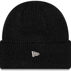 New Era Wide Cuff Beanie - Merino Schwarz