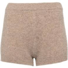 Cynthia Rowley Wool Knit Shorts - Neutrals