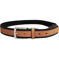 Forest Two Tone Leather Belt - Navy/Tan