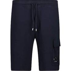 CP COMPANY Polyester Shorts CP COMPANY Micro Lens Fleece Shorts - Blue