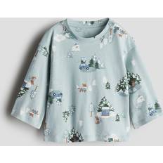 Babyer Overdeler H&M Turkis Langermet T-shirt - Baby