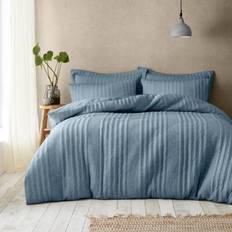 Pineapple Elephant Tamba Jersey Stripe Set Super King Duvet Cover Blue