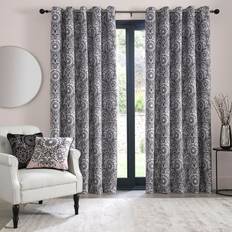 Curtains & Accessories Laurence Llewelyn-Bowen Romilly Natural Eyelet Curtains 90w x 72d