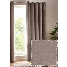 Yard Heavy Chenille Velvet Eyelet Curtains 117 x 137 cm 117x137cm
