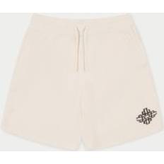 Clothing TCC Lightweight Fluffy Knit Emblem Shorts - Off White