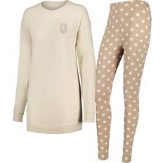 Beige Pyjamas Fanatics Aston Villa Snuggle Polka Dot Pyjamas - Beige