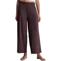 Calvin Klein Women Pyjamas Calvin Klein Cosy Lounge Pyjama Pants - Brown Cotton