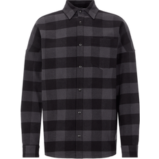 Palm Angels Check Patterned Shirt - Sort