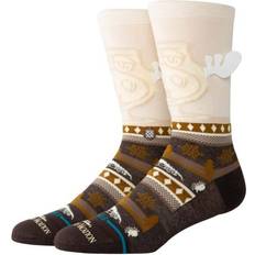 Brown Socks Stance Eggnog Crew Socks - Dark Brown