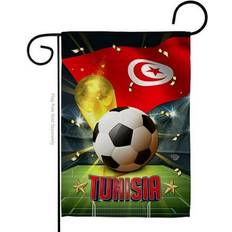 Multicoloured Flags Ornament Collection World Cup 13 x 18.5 in