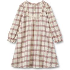 116 Natkjoler Wheat Gudrun Natkjole - Eggshell Check