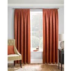 Orange Curtains & Accessories Enhanced Living Matrix Thermal Curtain 229 x 183 cm