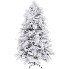 90.0 cm Juletræer BigBuy Christmas Juletræ PVC Polyetylen Ananas Snefald 90 x 90 x 210 cm Juletræ 90cm