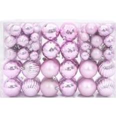 VidaXL Weihnachtsbaumschmuck vidaXL Baubles 100 pcs Pink Ø3/4/6 cm Christmas Tree Ornament