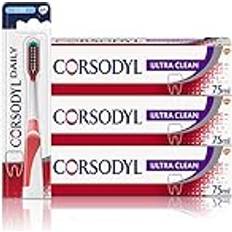 Corsodyl Ultra Clean Tandkräm Multipack 3 x