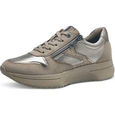 Marco Tozzi Sneakers Marco Tozzi Sneaker für Damen - Gold/Taupe/Silber