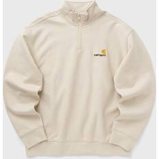 Carhartt WIP Half Zip American Script Genser - Moonbeam